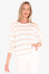 Stripe Slub Pullover