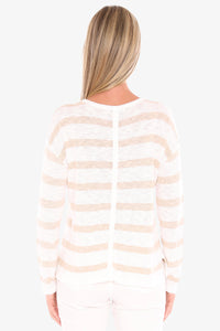 Stripe Slub Pullover