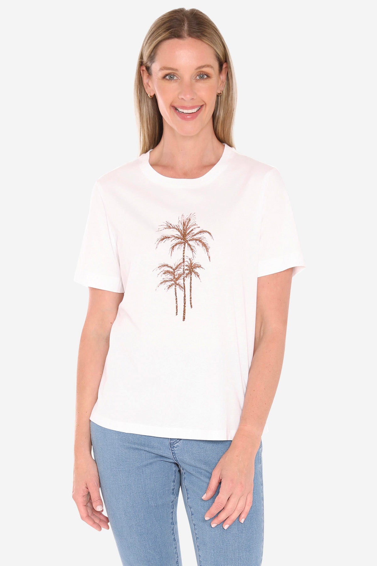 Beaded Palm Tee