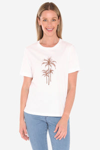 Beaded Palm Tee