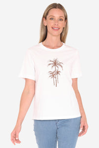 Beaded Palm Tee