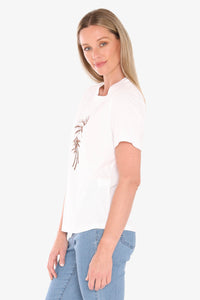 Beaded Palm Tee