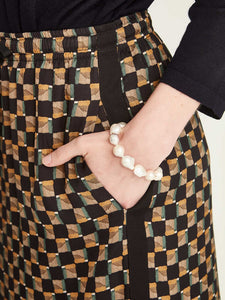 Frances Check Skirt