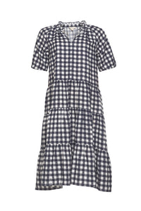 Checkers Midi Dress